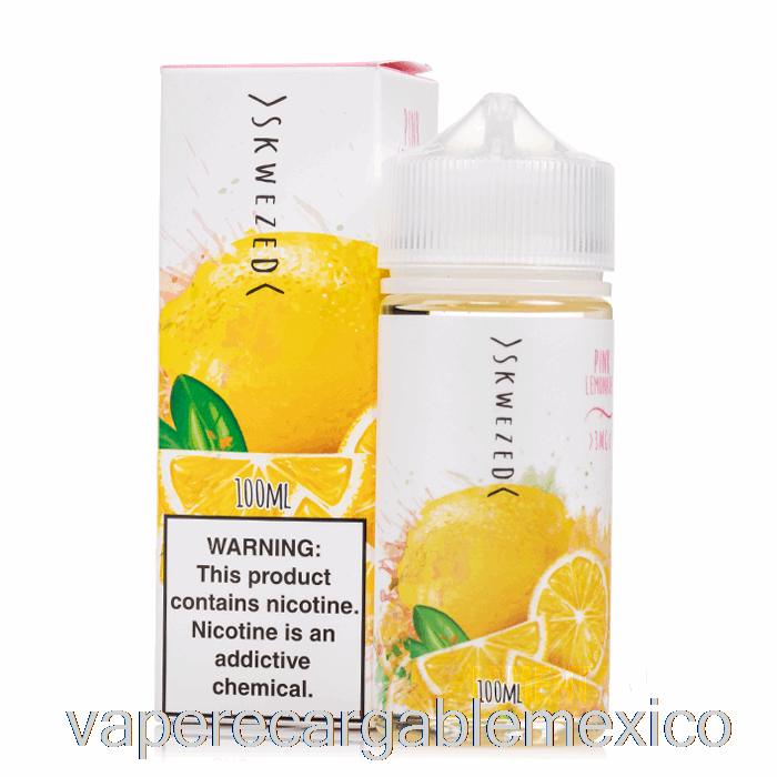 Limonada Rosa Recargable Vape - Skwezed - 100ml 3mg